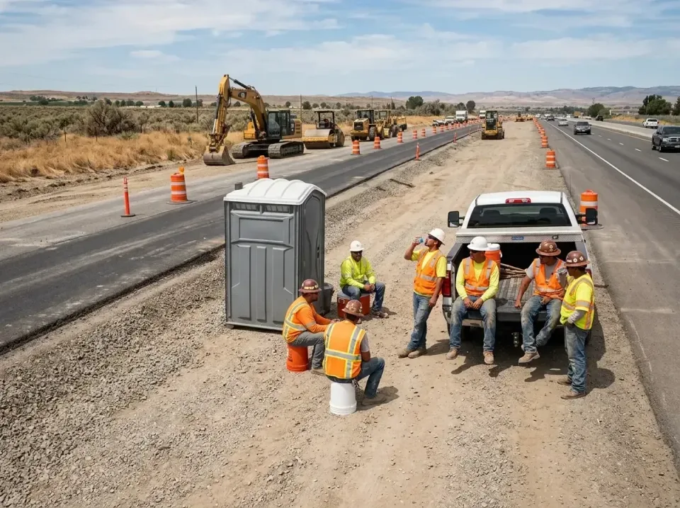 highway-road-construction-crew-007 — frequently asked questions, Porta Potty and Restroom Rentals in Highspire, PA